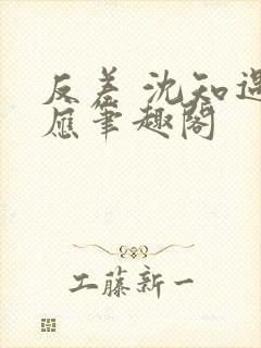 反差 沈知遇晏应笔趣阁