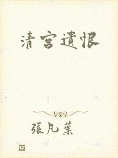 清宫遗恨封面