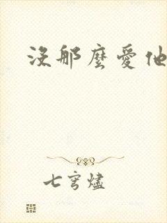 没那么爱他封面