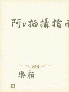 阿v拍摄指南
