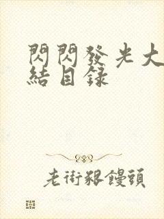 闪闪发光大团圆结目录