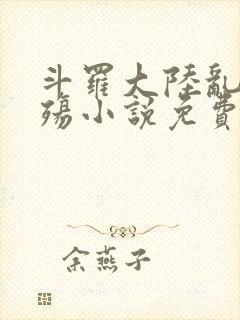 斗罗大陆乱世浮殇小说免费阅读封面