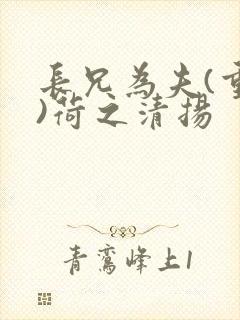 长兄为夫(重生)荷之清扬