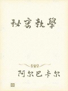 秘密教学封面
