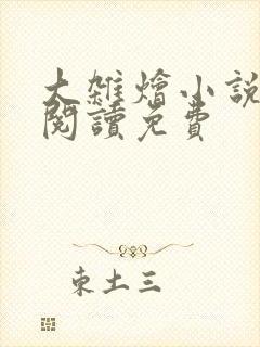 大杂烩小说全集阅读免费封面