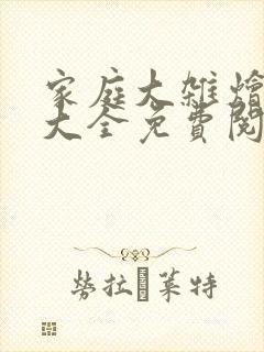 家庭大杂烩小说大全免费阅读封面