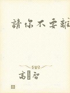 请你不要离开我