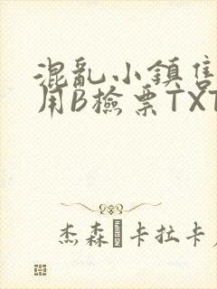 混乱小镇售票员用B检票TXT