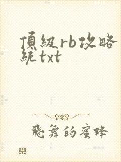顶级rb攻略系统txt