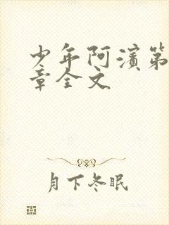 少年阿滨第13章全文