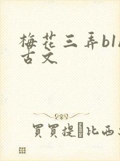 梅花三弄b1h古文封面
