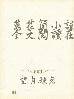 万花筒小说免费全文阅读在线