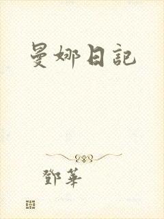 曼娜日记封面