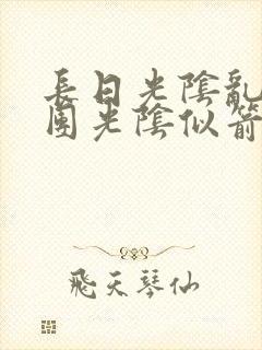 长日光阴乱作一团光阴似箭眇眇