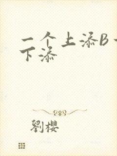 一个上添B一个下添