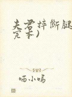 夫君摔断腿后(完本)