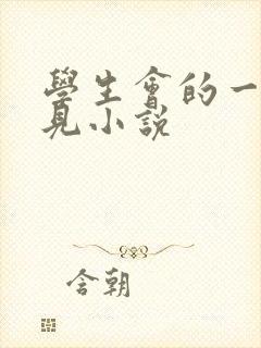 学生会的一己之见小说封面