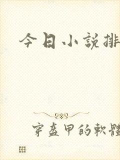 今日小说排行榜