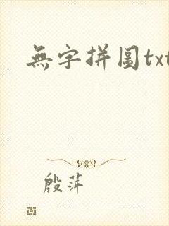 无字拼图txt封面