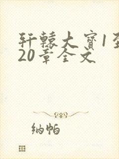 轩辕大宝1至720章全文