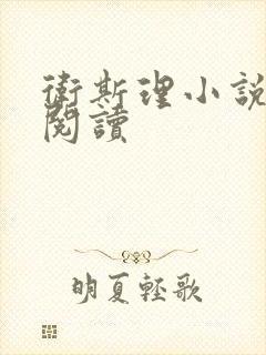 卫斯理小说在线阅读