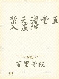 禁天漫堂直接进入原神