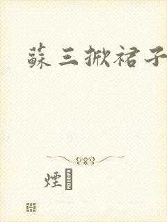 苏三掀裙子