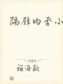 隔壁肉香小说