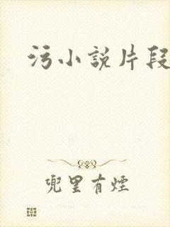 污小说片段