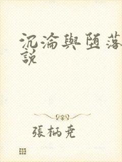 沉沦与堕落的小说