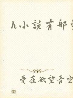 h小说有哪些