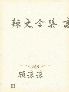 辣文合集 高h