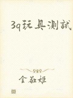 3q玩具测试员封面