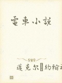 电车小说封面