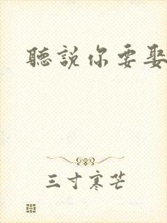 听说你要娶老子