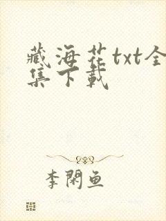 藏海花txt全集下载