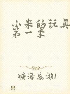小米的玩具日记第一季封面
