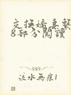 交换娇妻系列38部分阅读