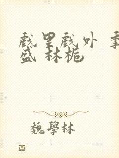 戏里戏外 季淮盛 林栀