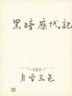 黑暗历代记封面