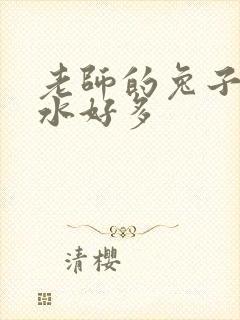 老师的兔子好软水好多