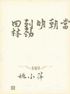 回到明朝当王爷林劲