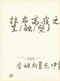 抹布高岭之花(生/触/双)