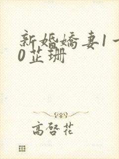 新婚娇妻1一40芷珊