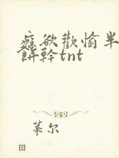 瘾欲欢愉半块小饼干tnt