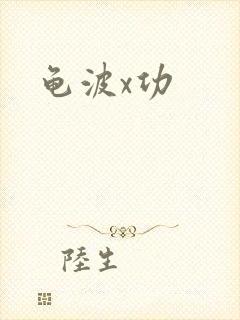 龟波x功封面