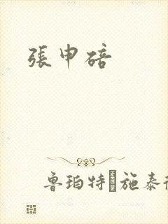 张申碚封面