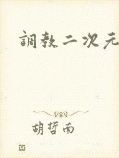 调教二次元封面