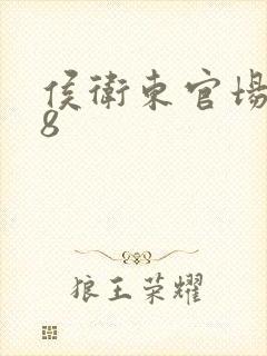 侯卫东官场笔记8