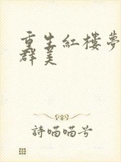 重生红楼梦之御群美